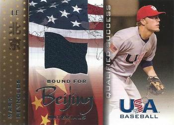 2006-07 USA Baseball Bound for Beijing Materials #GU-15 Mark Reynolds Front