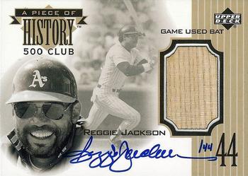 2000 Upper Deck Black Diamond - A Piece of History 500 Club: Reggie Jackson #NNO Reggie Jackson Front