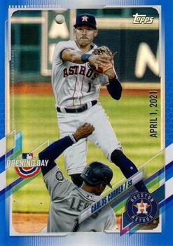 2021 Topps Opening Day - Opening Day Edition #63 Carlos Correa Front