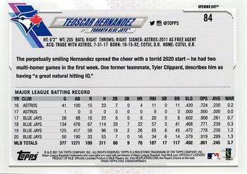 2021 Topps Opening Day - Opening Day Edition #84 Teoscar Hernandez Back