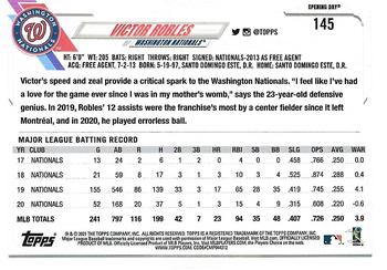 2021 Topps Opening Day - Opening Day Edition #145 Victor Robles Back