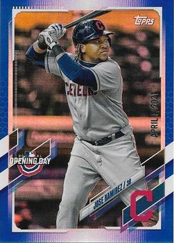 2021 Topps Opening Day - Opening Day Edition #154 Jose Ramirez Front