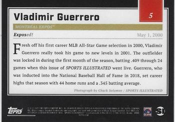 2021 Topps x Sports Illustrated #5 Vladimir Guerrero Back