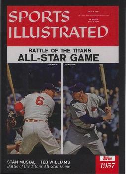 2021 Topps x Sports Illustrated #11 Stan Musial / Ted Williams Front