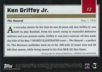 2021 Topps x Sports Illustrated - Canary Yellow #12 Ken Griffey Jr. Back