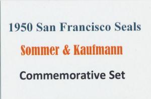 2015 Carl Aldana 1950 Sommer & Kaufmann San Francisco Seals #NNO Header Card Front