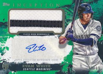 2021 Topps Inception - Autograph Patch Green #APC-EW Evan White Front
