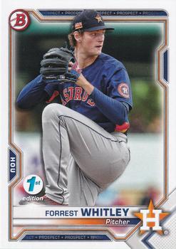 2021 Bowman 1st Edition #BFE-9 Forrest Whitley Front