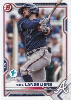 2021 Bowman 1st Edition #BFE-28 Shea Langeliers Front
