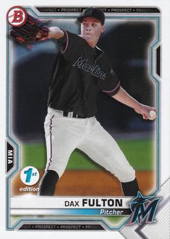 2021 Bowman 1st Edition #BFE-32 Dax Fulton Front