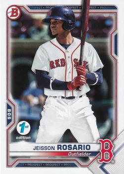 2021 Bowman 1st Edition #BFE-37 Jeisson Rosario Front