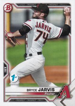 2021 Bowman 1st Edition #BFE-44 Bryce Jarvis Front