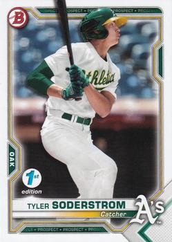 2021 Bowman 1st Edition #BFE-51 Tyler Soderstrom Front