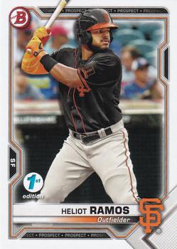 2021 Bowman 1st Edition #BFE-69 Heliot Ramos Front