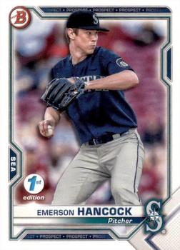 2021 Bowman 1st Edition #BFE-78 Emerson Hancock Front