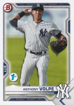 2021 Bowman 1st Edition #BFE-85 Anthony Volpe Front