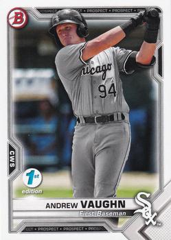 2021 Bowman 1st Edition #BFE-88 Andrew Vaughn Front