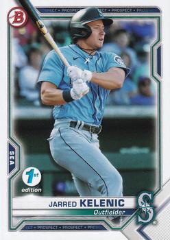 2021 Bowman 1st Edition #BFE-102 Jarred Kelenic Front
