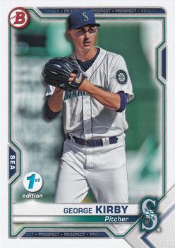 2021 Bowman 1st Edition #BFE-117 George Kirby Front