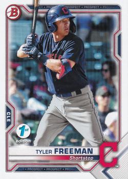2021 Bowman 1st Edition #BFE-119 Tyler Freeman Front