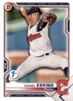 2021 Bowman 1st Edition #BFE-123 Daniel Espino Front