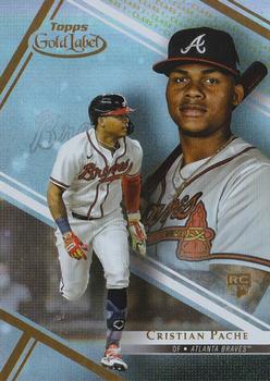 2021 Topps Gold Label #13 Cristian Pache Front
