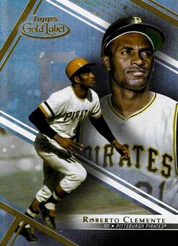 2021 Topps Gold Label #42 Roberto Clemente Front