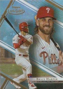 2021 Topps Gold Label #82 Bryce Harper Front