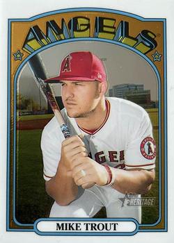 2021 Topps Heritage - Chrome #169 Mike Trout Front