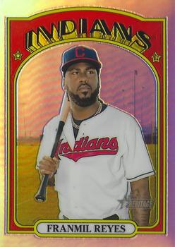 2021 Topps Heritage - Chrome Refractor #441 Franmil Reyes Front