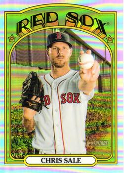 2021 Topps Heritage - Chrome Refractor #444 Chris Sale Front
