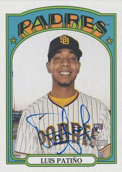 2021 Topps Heritage - Real One Autographs #ROA-LP Luis Patiño Front