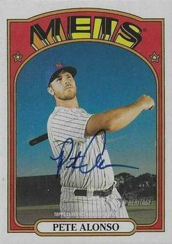 2021 Topps Heritage - Real One Autographs #ROA-PA Pete Alonso Front