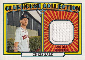 2021 Topps Heritage - Clubhouse Collection Relics #CCR-CS Chris Sale Front