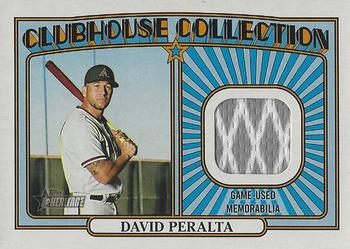 2021 Topps Heritage - Clubhouse Collection Relics #CCR-DP David Peralta Front