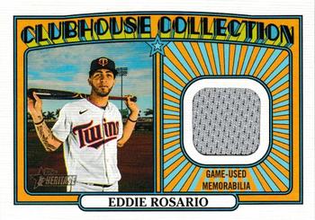 2021 Topps Heritage - Clubhouse Collection Relics #CCR-ER Eddie Rosario Front