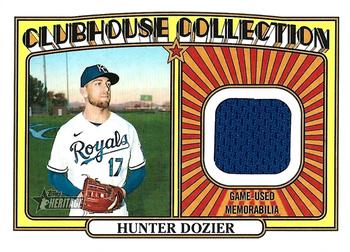 2021 Topps Heritage - Clubhouse Collection Relics #CCR-HD Hunter Dozier Front
