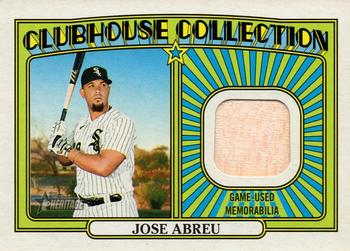 2021 Topps Heritage - Clubhouse Collection Relics #CCR-JAB Jose Abreu Front