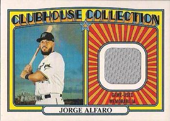 2021 Topps Heritage - Clubhouse Collection Relics #CCR-JAL Jorge Alfaro Front