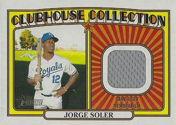2021 Topps Heritage - Clubhouse Collection Relics #CCR-JS Jorge Soler Front