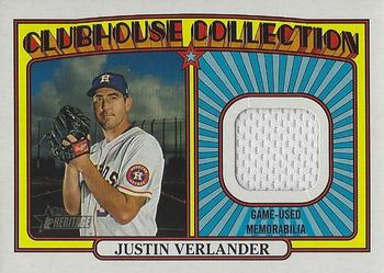 2021 Topps Heritage - Clubhouse Collection Relics #CCR-JV Justin Verlander Front