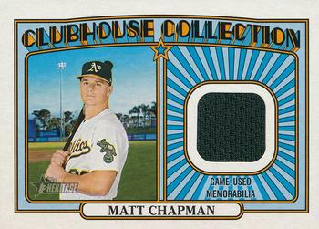 2021 Topps Heritage - Clubhouse Collection Relics #CCR-MC Matt Chapman Front