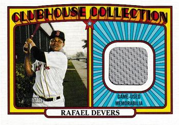 2021 Topps Heritage - Clubhouse Collection Relics #CCR-RD Rafael Devers Front