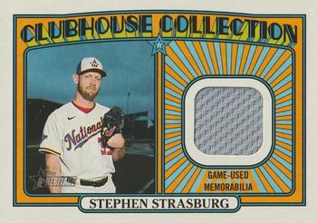 2021 Topps Heritage - Clubhouse Collection Relics #CCR-SS Stephen Strasburg Front