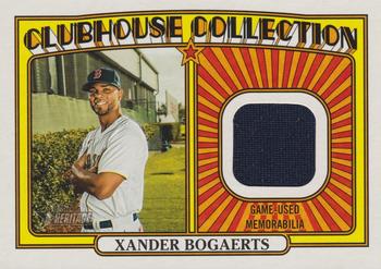 2021 Topps Heritage - Clubhouse Collection Relics #CCR-XB Xander Bogaerts Front