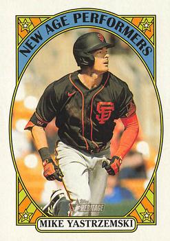 2021 Topps Heritage - New Age Performers #NAP-6 Mike Yastrzemski Front