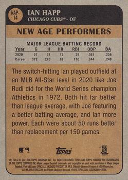 2021 Topps Heritage - New Age Performers #NAP-14 Ian Happ Back