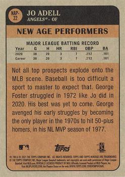 2021 Topps Heritage - New Age Performers #NAP-22 Jo Adell Back