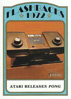 2021 Topps Heritage - News Flashbacks #NF-ARP Atari Releases Pong Front