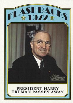 2021 Topps Heritage - News Flashbacks #NF-HT Harry Truman Front